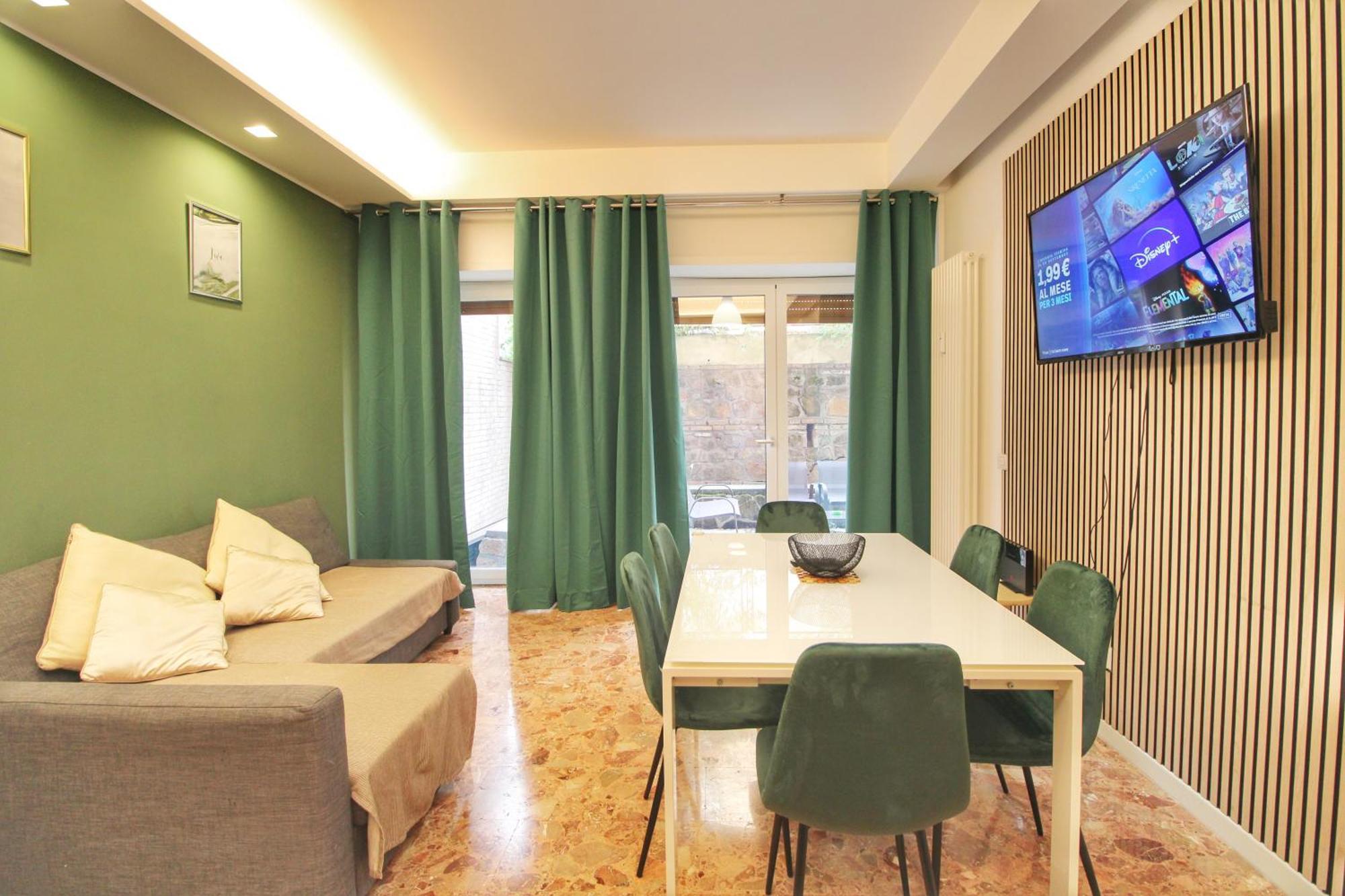 Delicious 2 Bed Room Apartment And Garden By Yh Rome Luaran gambar